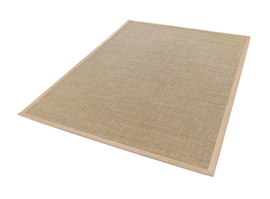 DEKOWE Sisalteppich "MARA S2" CHAMPAGNER-MELIERT 100 % Sisal