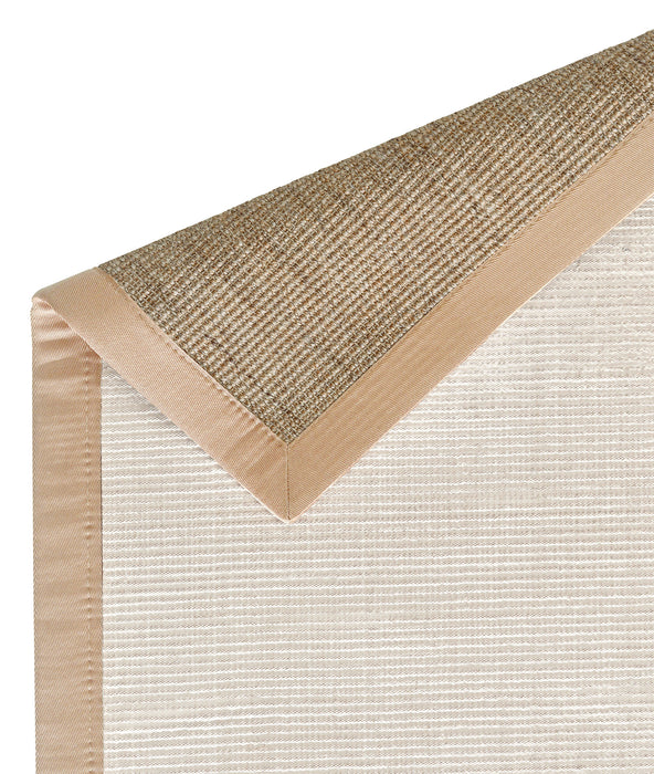 DEKOWE Sisalteppich "MARA S2" CHAMPAGNER-MELIERT 100 % Sisal