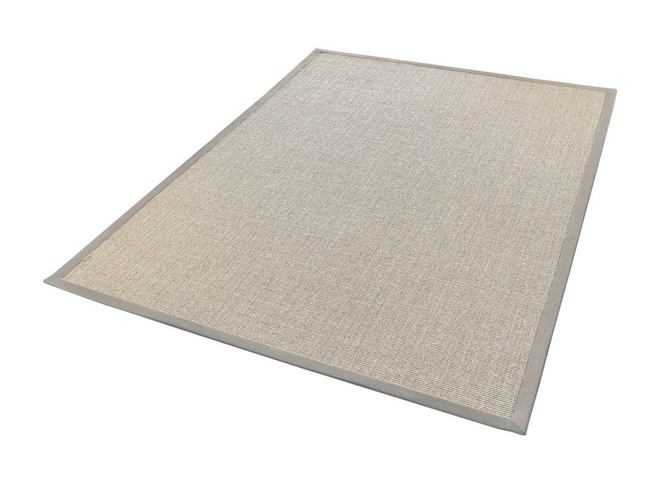 DEKOWE Sisalteppich "MARA S2" Kieselgrau 100 % Sisal