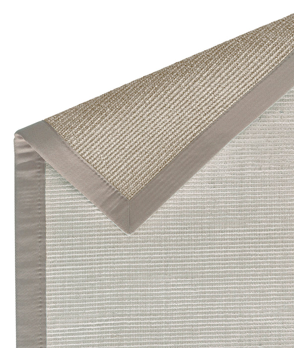 DEKOWE Sisalteppich "MARA S2" Kieselgrau 100 % Sisal