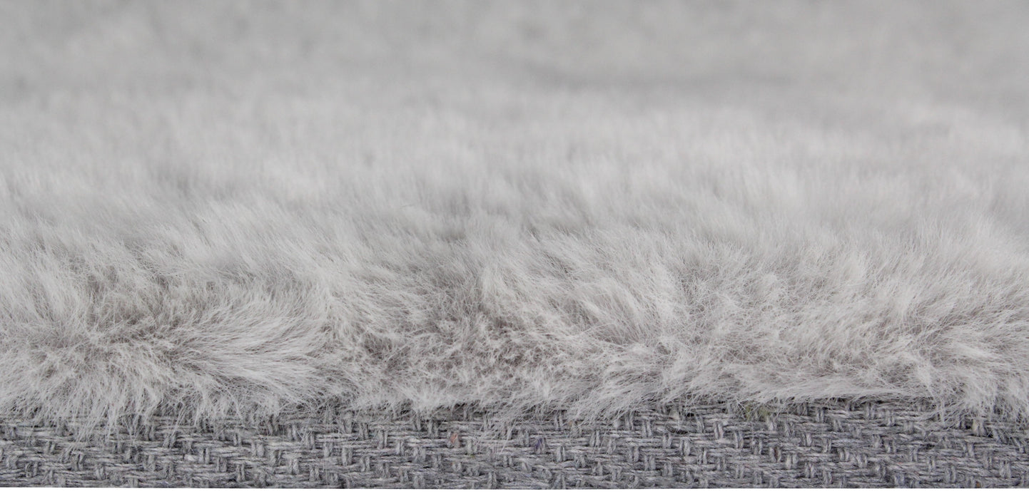 DEKOWE Teppich "ROGER" Silber Getuftet 100 % Polyester