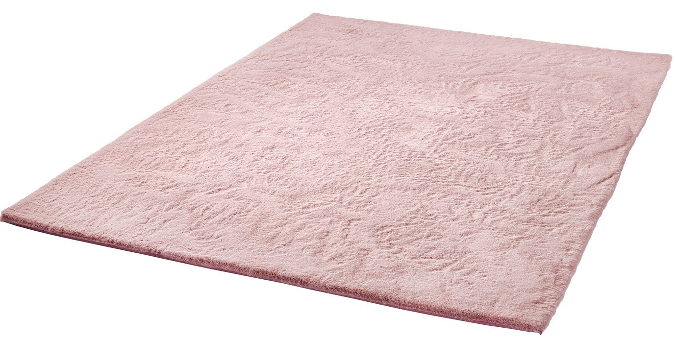 DEKOWE Teppich "ROGER" Rosa Getuftet 100 % Polyester