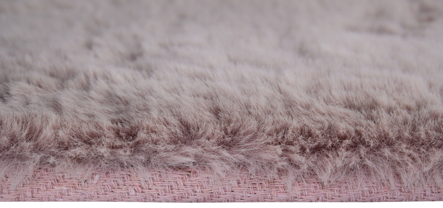 DEKOWE Teppich "ROGER" Rosa Getuftet 100 % Polyester
