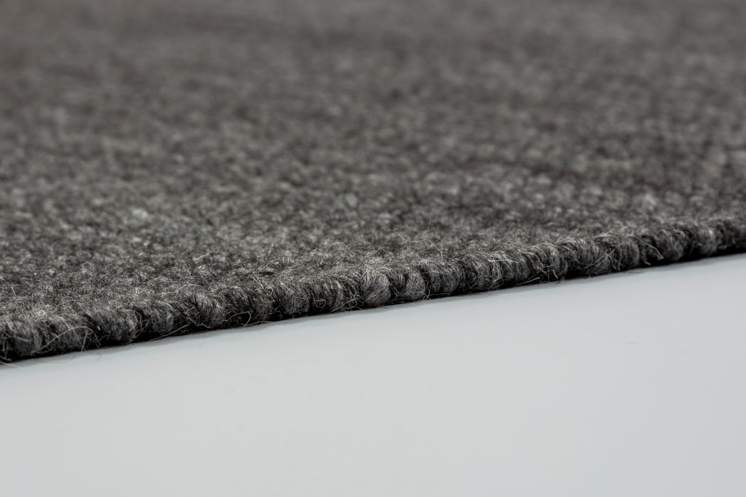 ASTRA Wollteppich Claudia Dunkelgrau 70 % Wolle