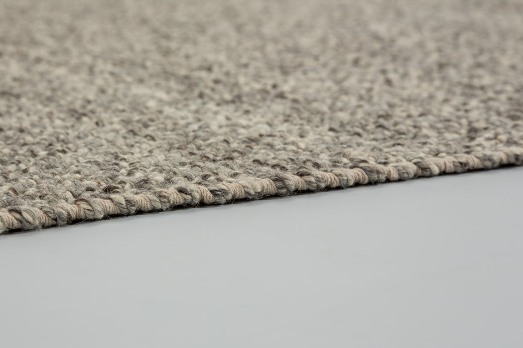 ASTRA Wollteppich Valentina Hellgrau Meliert 100 % Wolle