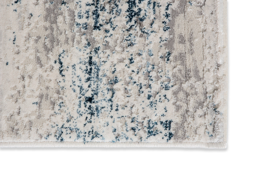 ASTRA Kurzflorteppich Noa Blau/Creme Vintage