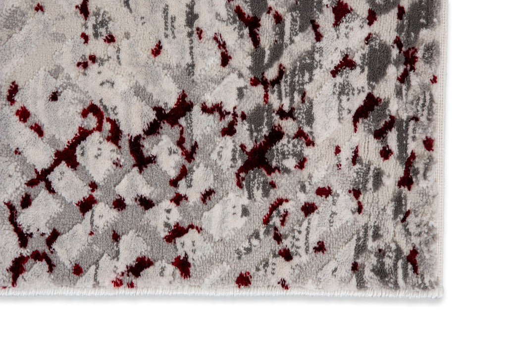 ASTRA Kurzflorteppich Noa Rot/Creme Vintage