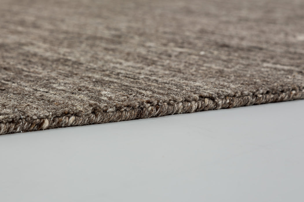 ASTRA Wollteppich Martina Grau/Braun 80 % Wolle