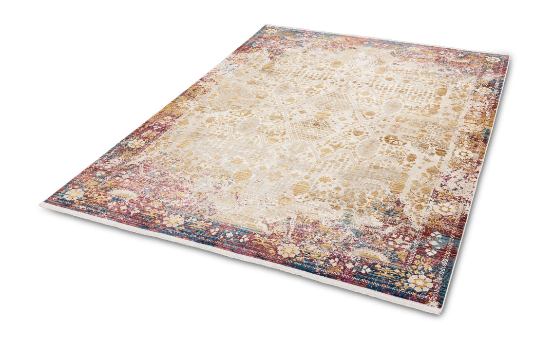 ASTRA Kurzflorteppich Daniela Bordüre Rot