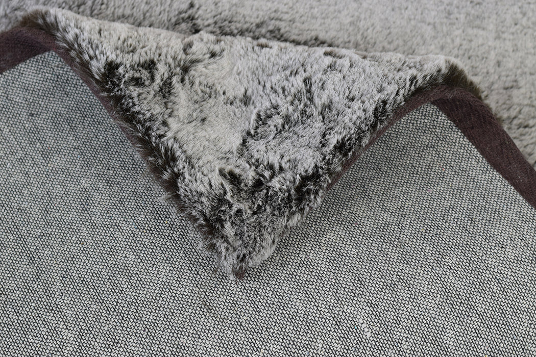 DEKOWE Teppich "Robin" Grau-Meliert Getuftet 100% Polyester